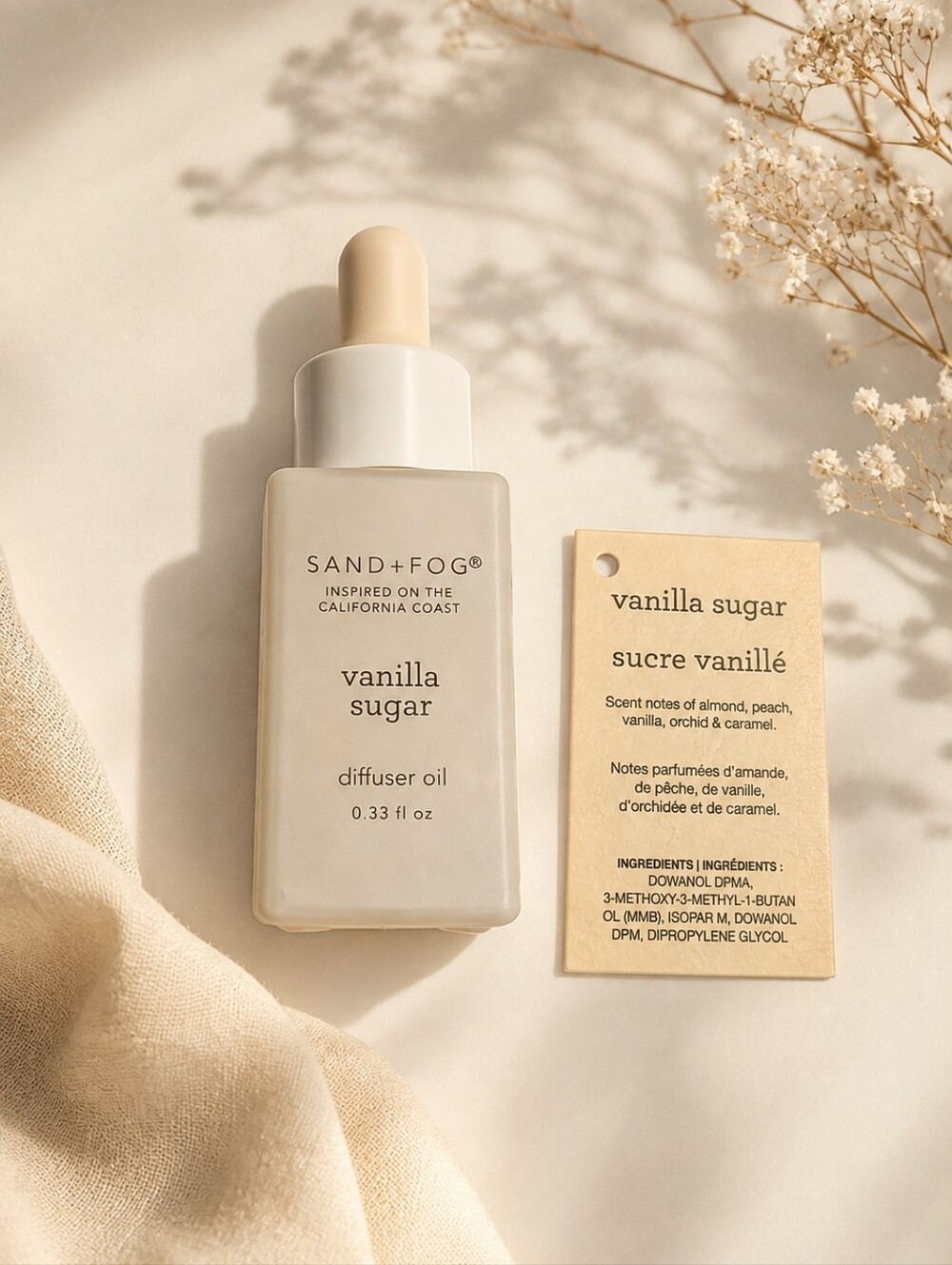 Sand + Fog Vanilla Sugar Diffuser Oil